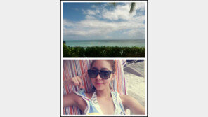 유이, 수영복 입은 상빈신 공개 ‘피부색이…’