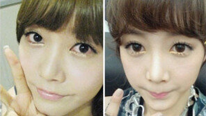 티아라 소연, 써클렌즈 전후 보니 ‘성형효과?’