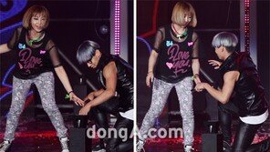 [SD포토] 공민지, 실수하고 머쓱 ‘소녀답네’