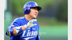 최형우 스리런…선두 삼성 2연패 탈출