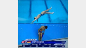 [영상] 올림픽 최악의 0점 다이빙 ‘웃기지만 슬퍼’