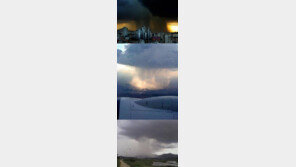 멀리서 본 소나기, 신비로운 현상! “근데 사진 속 장소는 어디?”