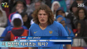 [런던 2012]‘괴짜’ 이반 우코프, 유니폼 빌려 입고 ‘금빛 점프’