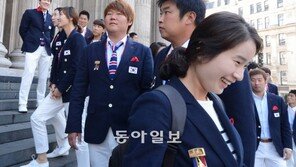 [포토] 기보배, 오진혁과 런던 나들이