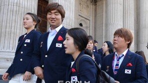 [포토] 기보배, 런던 나들이에 기분 UP!