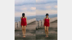 ‘늘씬몸매’ 이해리, 해변서 굴욕패션 ‘장보러 왔나?’