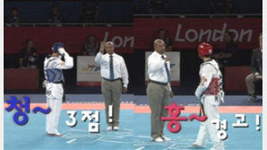 ‘절도있는 태권도 심판’ 한국말-정중한 인사 ‘훈훈’