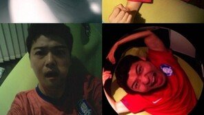 전현무 아나운서, 한일전 축구 응원 ‘폭소 셀카’ 화제