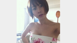 ‘김규종의 그녀’ 오세정, 식탁보 패션으로 남다른 볼륨감 과시