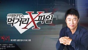 채널A ‘먹거리 X파일’, 종편 최고시청률 기록…3.460%