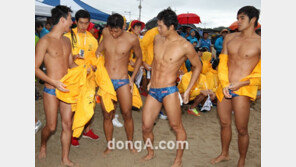 [SD포토] 한국체대 수영부, ‘女心 잡는’ 복근 공개