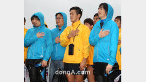 [SD포토] 김장훈, 자랑스러운… ‘국기의 대한 맹세’