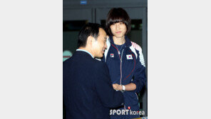 [포토] 김연경, 대한배구협회장과 환영의 악수