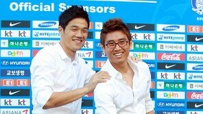 [포토] 정성룡-구자철, 오늘 패션 포인트는 ‘붉은색’