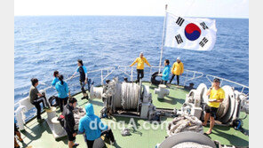 [SD포토] 독도를 향해 힘차게 가는 한나라호