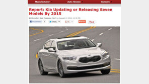 기아車, 2015년 상반기 무려 7개의 모델을…