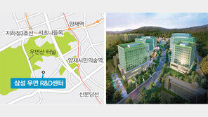 삼성, 서울 우면동에 1조 R&D센터