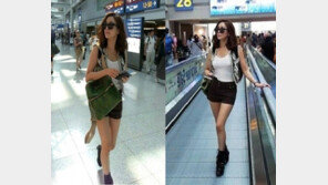 윤세아, 한뼘팬츠 공항패션 ‘줄리엔강도 반하겠네’