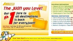 세부퍼시픽, ‘1페소 프로모션’ 뭐길래 서버 다운까지? “헉!” 