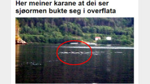 노르웨이 호수서 전설 속 큰바다뱀 추정 괴물체 발견