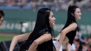 [포토] 롯데 치어리더 박기량, 男心 자극하는 강남스타일 엉덩이 춤