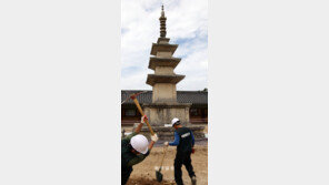 석가탑 건강하게 다시 만나길…