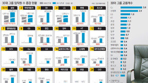 [30대 그룹 2002~2011 고용 분석]일자리 효과, 내수 중심 유통-서비스업이 제조업 제쳐