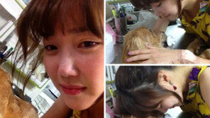 낸시랭, 죽은 애완견 끌어안고 셀카…누리꾼 “제정신?”