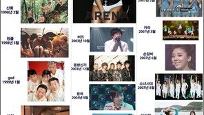 ‘아이돌 데뷔 서열’ 아이돌의 역사가 한눈에… “브아걸 사진은 왜 이래?”
