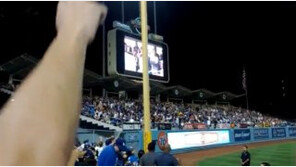 [영상]싸이, LA다저스 구장서 말춤…5만 관중 환호