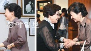 朴 “대선 박빙 예상… 도와달라”…  YS “많은 산 잘 넘길 바란다”