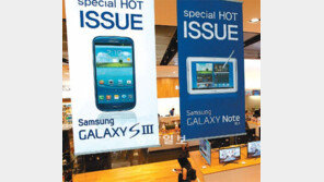 [삼성 美특허전쟁 쇼크]갤럭시, 세계 스마트폰 시장 핫이슈로