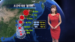 초대형 태풍 볼라벤 경로 ‘촉각’… 초중고 휴교 검토 ‘불안감↑’