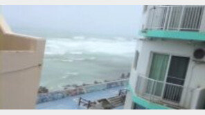 [영상] 태풍 볼라벤 위력, 日 오키나와 강타한 현장 