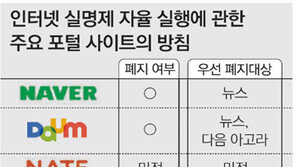 인터넷 실명제 위헌 결정 이후, 포털 대응은…