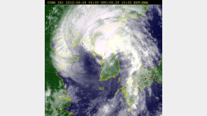 태풍 볼라벤 연평도 서쪽 10㎞ 진출…북한行