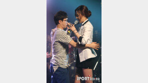 [포토] 박성광, 간미연 포옹하다 키 굴욕 ‘꼬꼬마?’