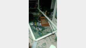 신문지의 패배 “창틀째 내동댕이 볼라벤 무섭네”