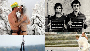 역대 최고의 웨딩사진 2탄 “용감무쌍 엽기 신혼부부 나가신다”