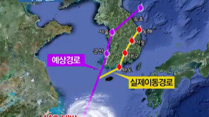 [뉴스A]덴빈의 변덕? 예상과 달랐던 이동경로