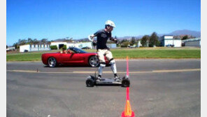 전기 스케이트보드가 스포츠카보다 빠르다?… “헐! 놀랍다”