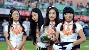 [포토] 치어리더, 옹기종기 모여 귀엽게 ‘빼꼼~’