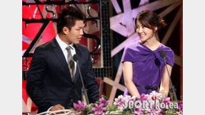 [포토] ‘미녀와 야수’ 김재범-이시영, 다정한 눈빛 교환