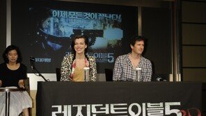 ‘레지던트 이블5’ 앤더슨 감독 “다음 편? 팬들이 원한다면 가능”