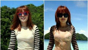 하지영 반전 비키니, 물에 젖기 전후 너무 달라! 