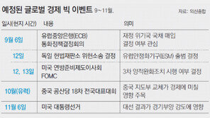 [Global Economy]글로벌 금융시장 ‘격동의 가을’