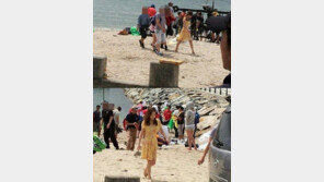 런닝맨 태연 포착, 노란 원피스 입고 바닷가에서… “기대돼!”