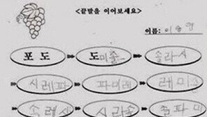 초등학생 끝말잇기 ‘폭소’… “끝말잇기로 작곡을 했네?”