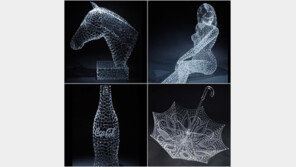 국수처럼 만든 유리조각, 누가 만들었나 했더니… “대단하네”