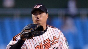 [포토] 류현진 ‘에이 이건 볼 아닌데~’